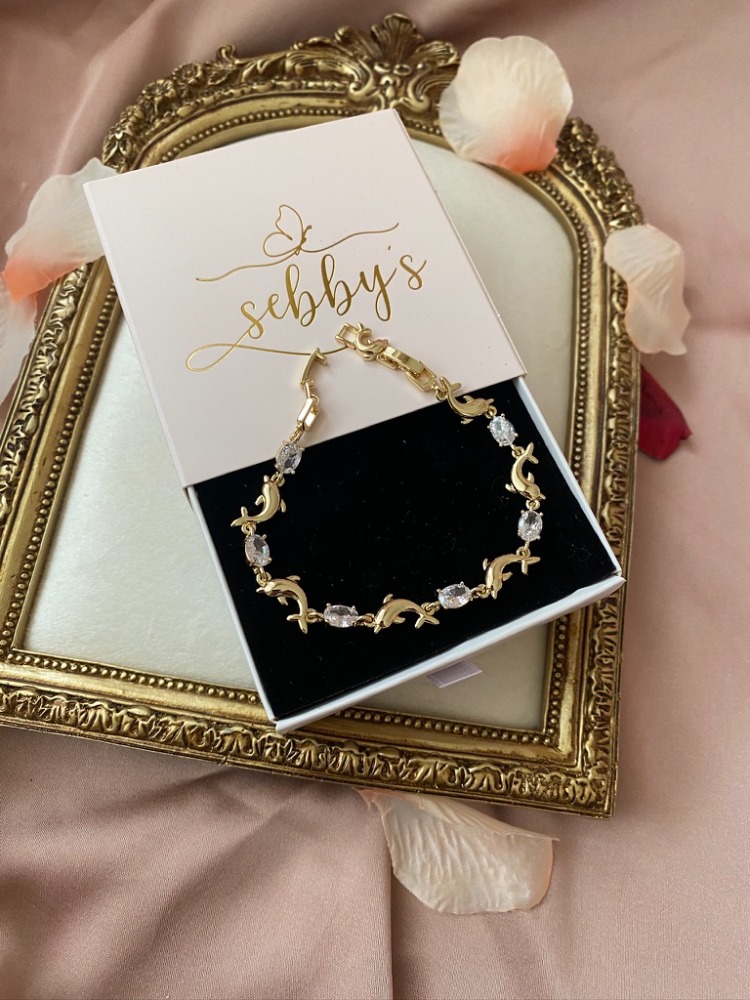 gold balık bileklik | altın kaplama 