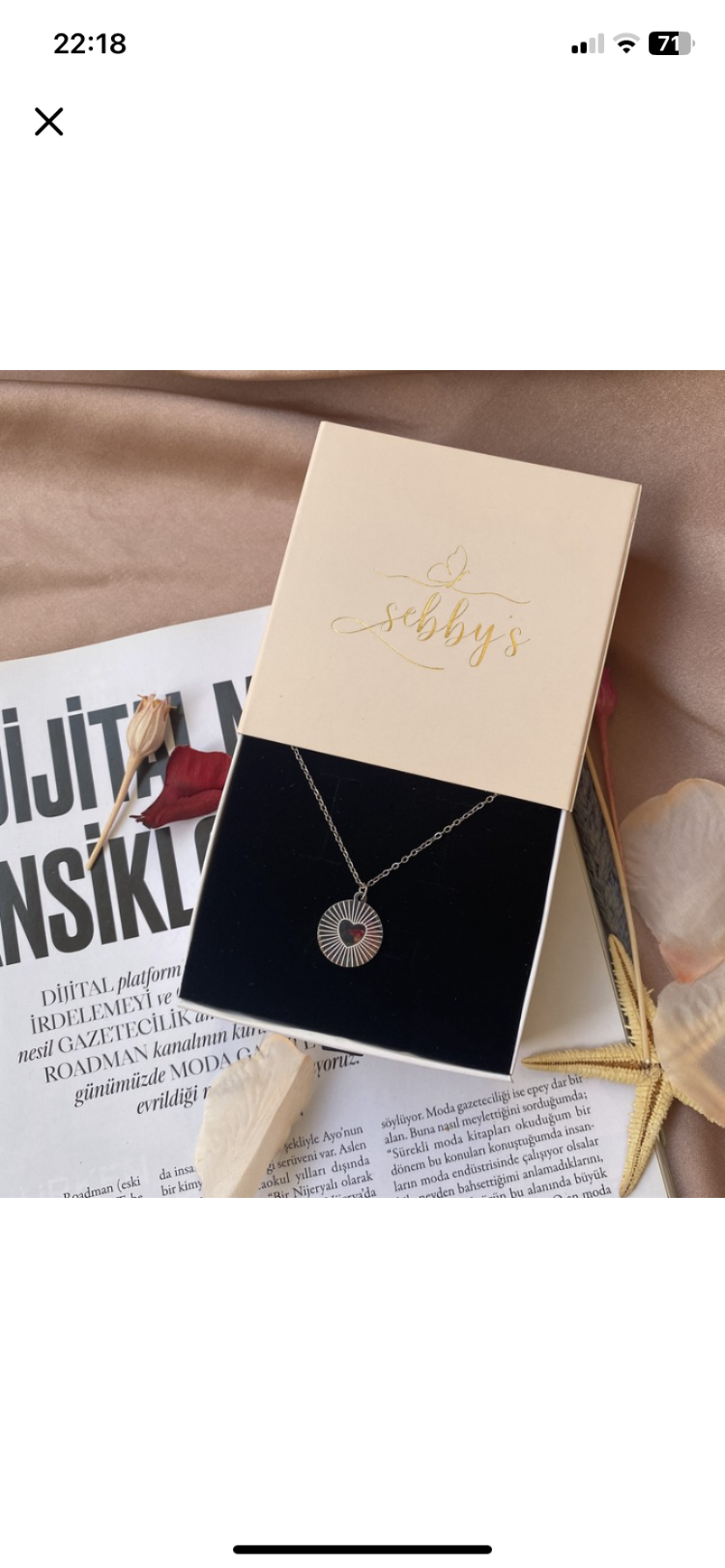silver kalp antik kolye | çelik