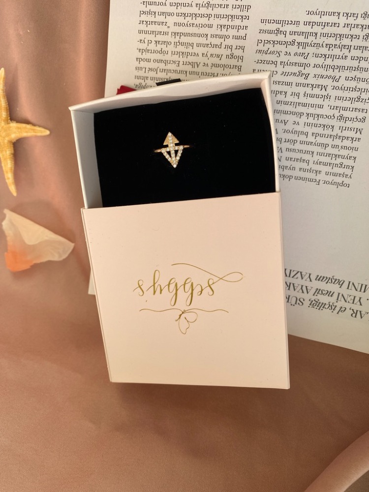 gold shine yüzük | altın kaplama 