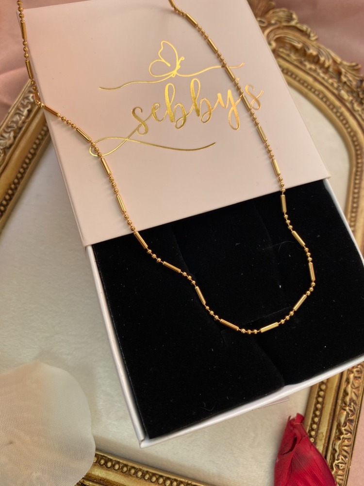 gold ince zincir kolye | çelik