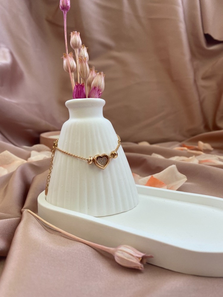 nested heart bileklik | xuping