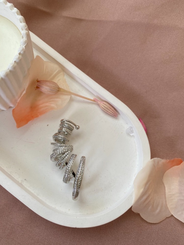 glint küpe&earcuff | altın kaplama