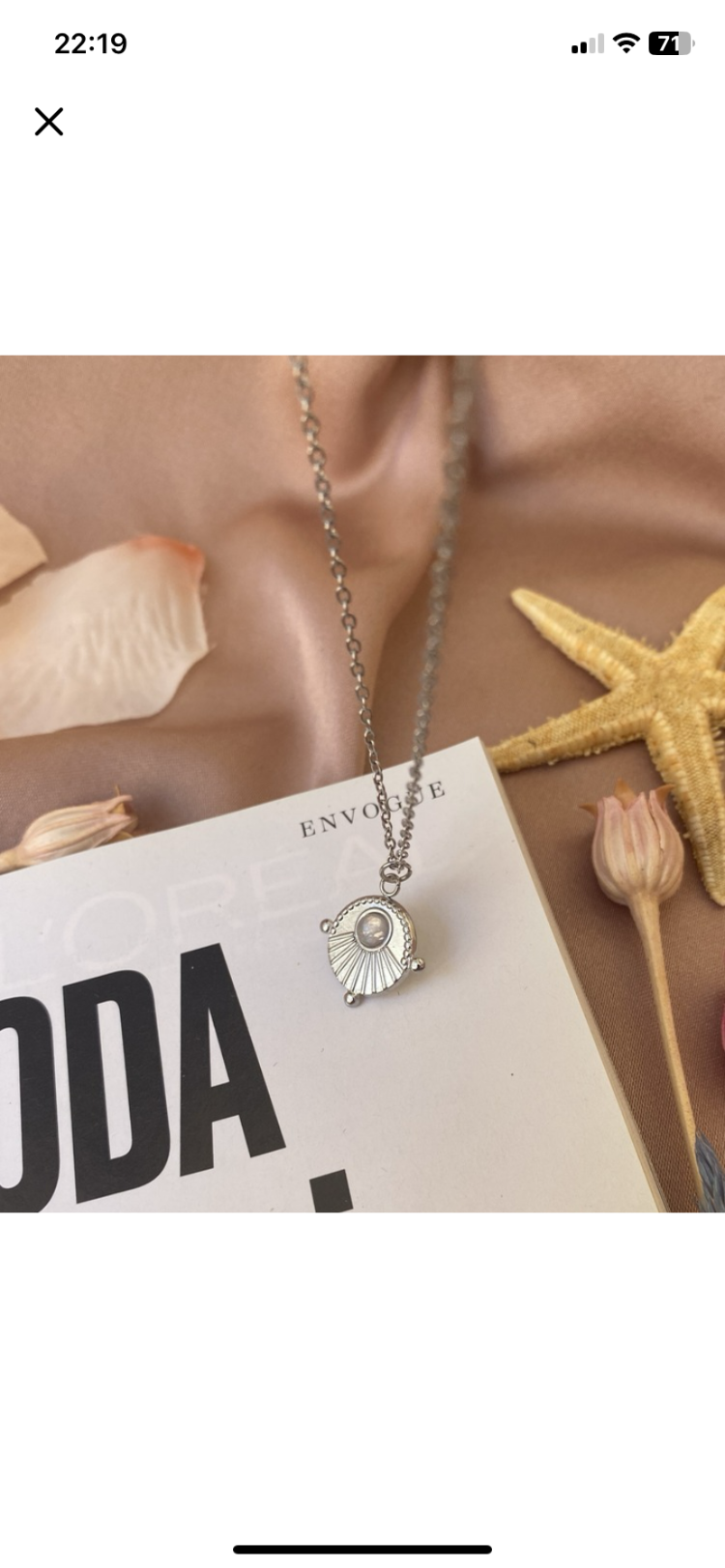 silver antik kolye II | çelik