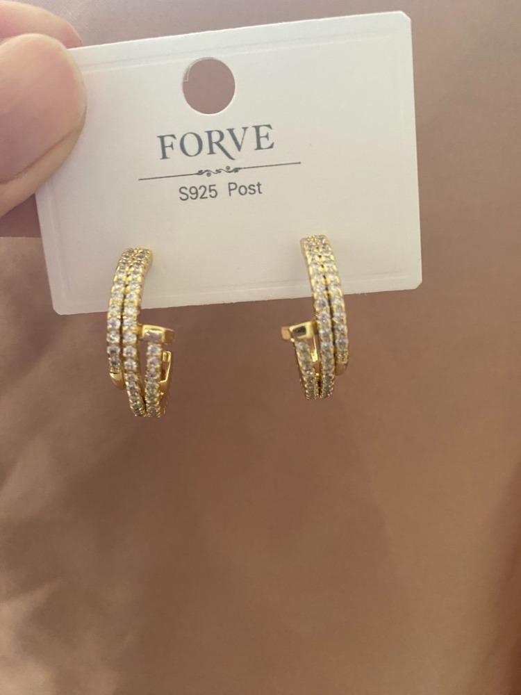 tornillo küpe | altın kaplama