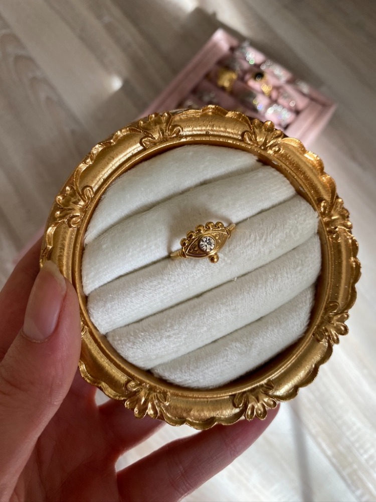gold göz yüzük | çelik