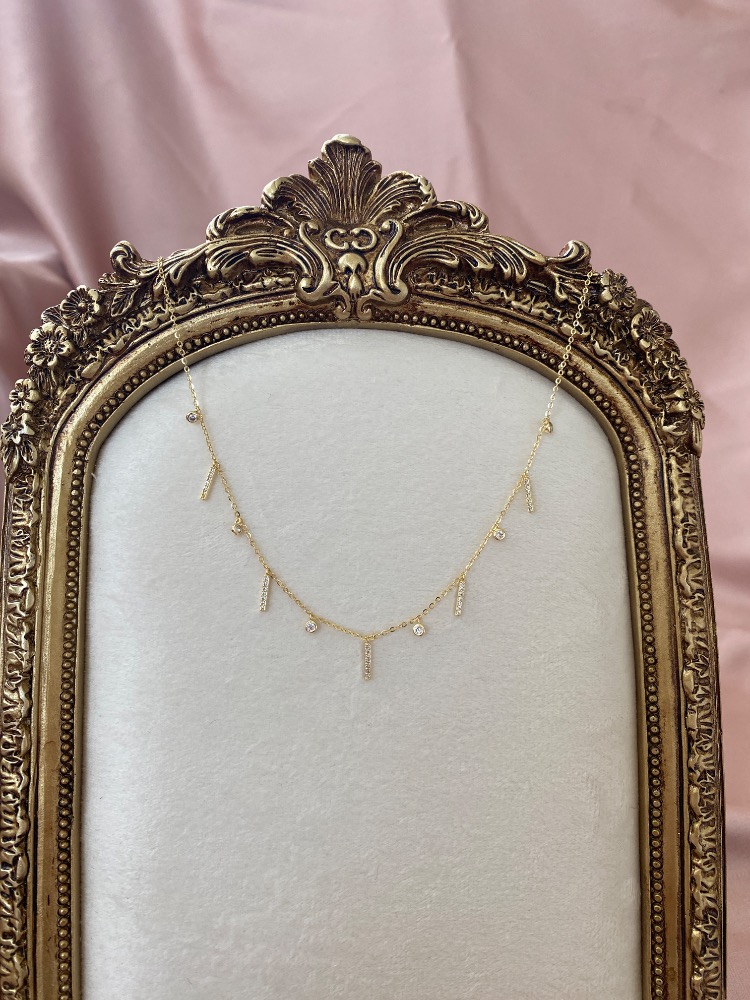 gold betty zincir kolye | altın kaplama