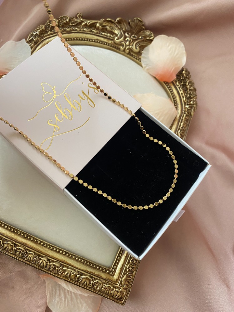 gold pul zincir kolye | çelik