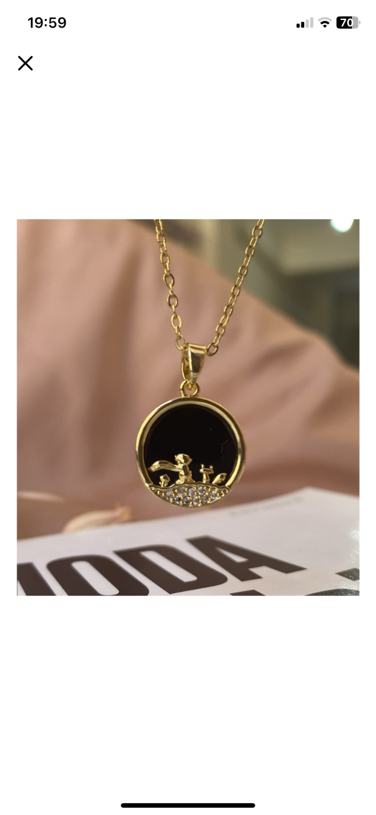 little prince kolye | çelik