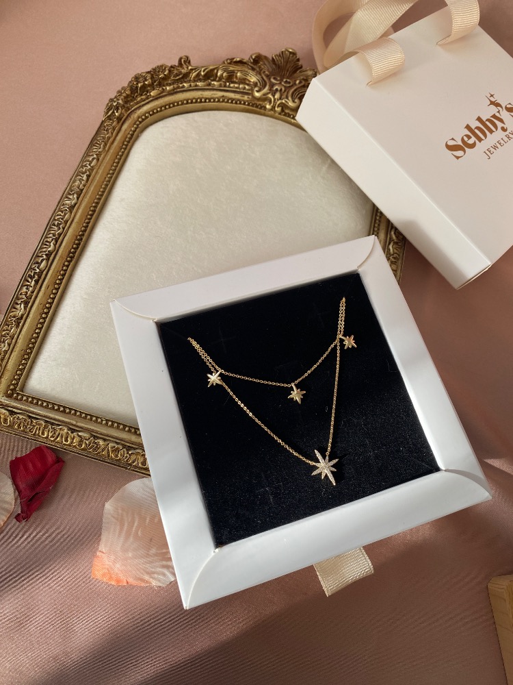 gold lustre kolye | altın kaplama