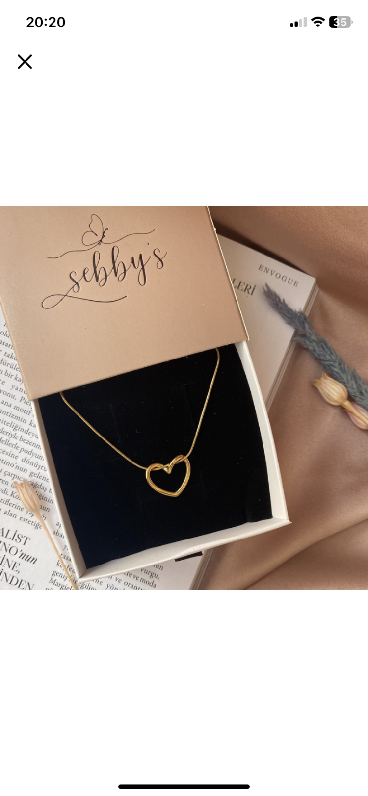 loop heart kolye | çelik