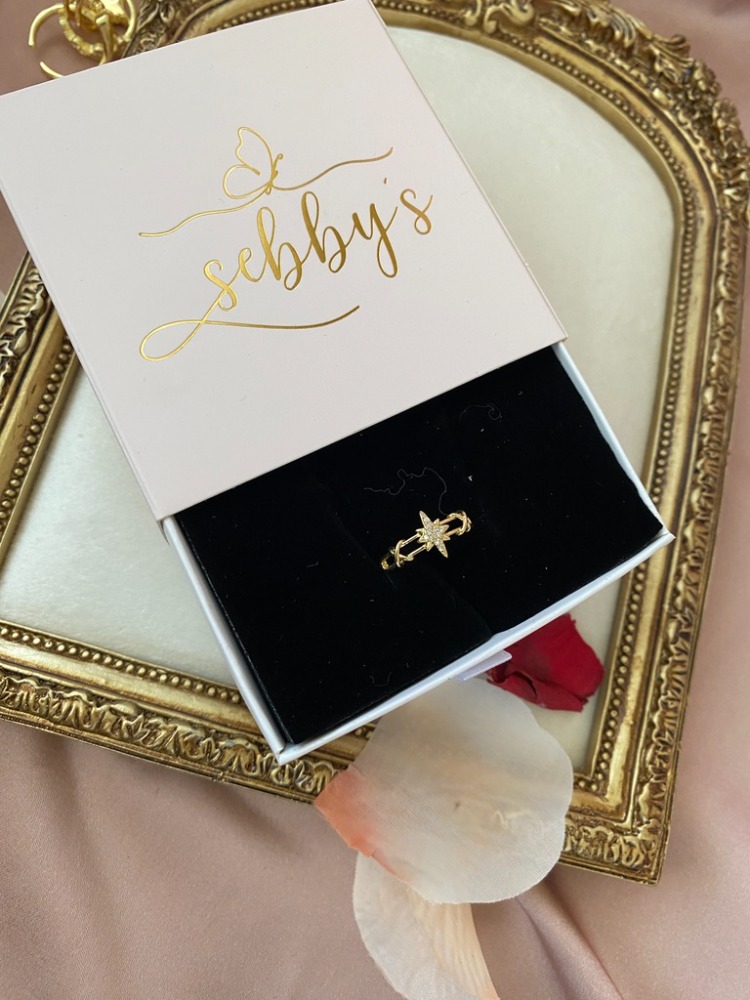 gold kutup yıldızı yüzük | altın kaplama