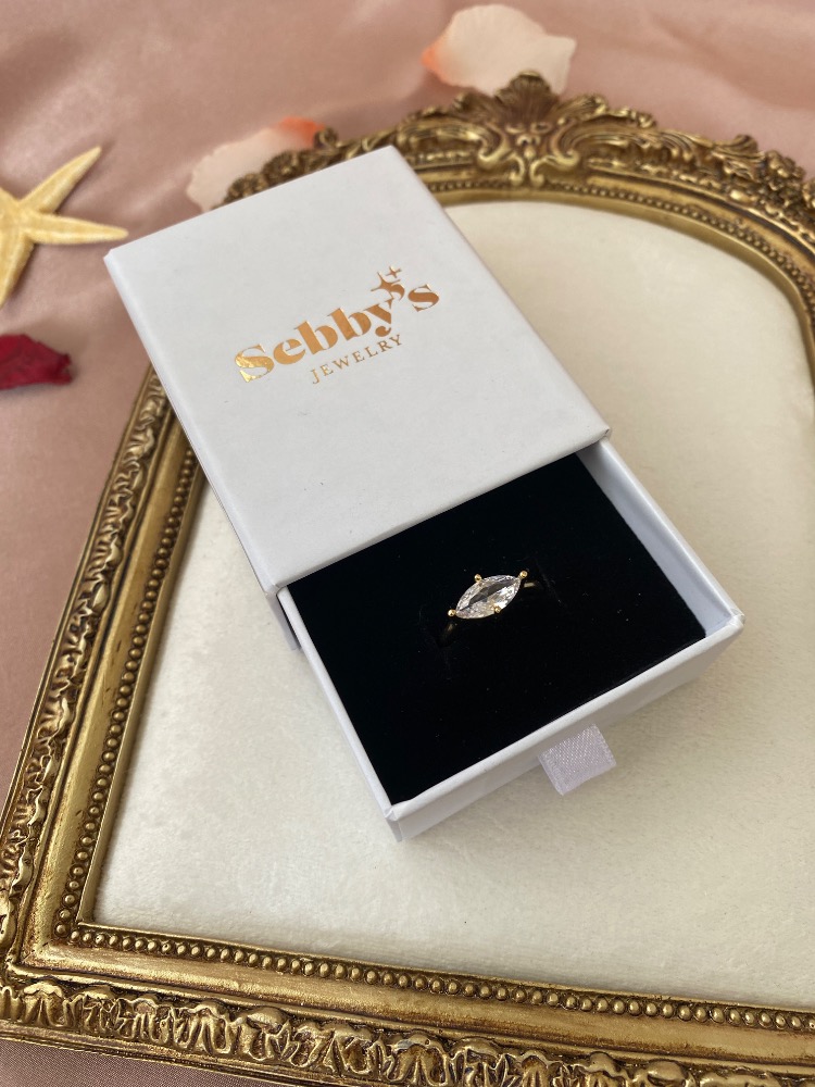 gold luminous eye yüzük | altın kaplama