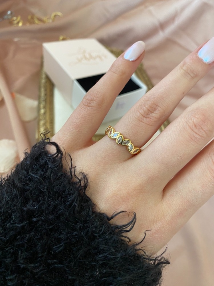 gold chic yüzük | altın kaplama