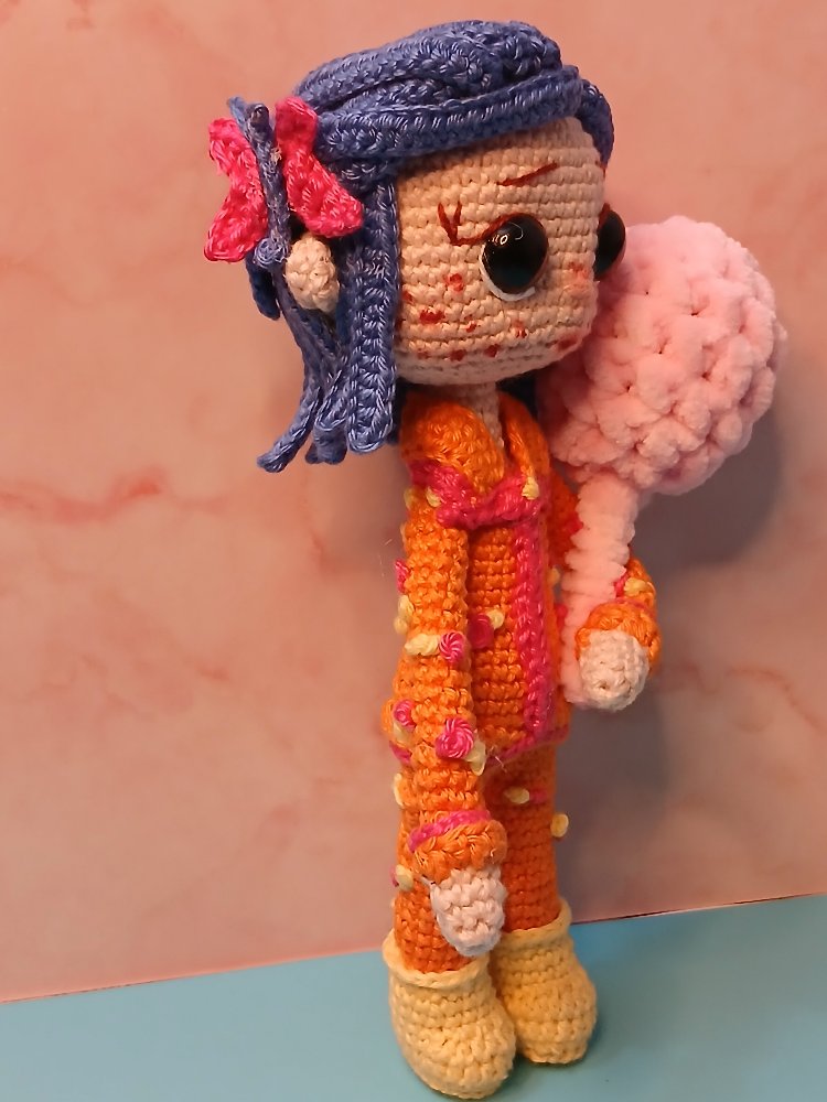 Turuncu pijamali el yapımı amigurumi