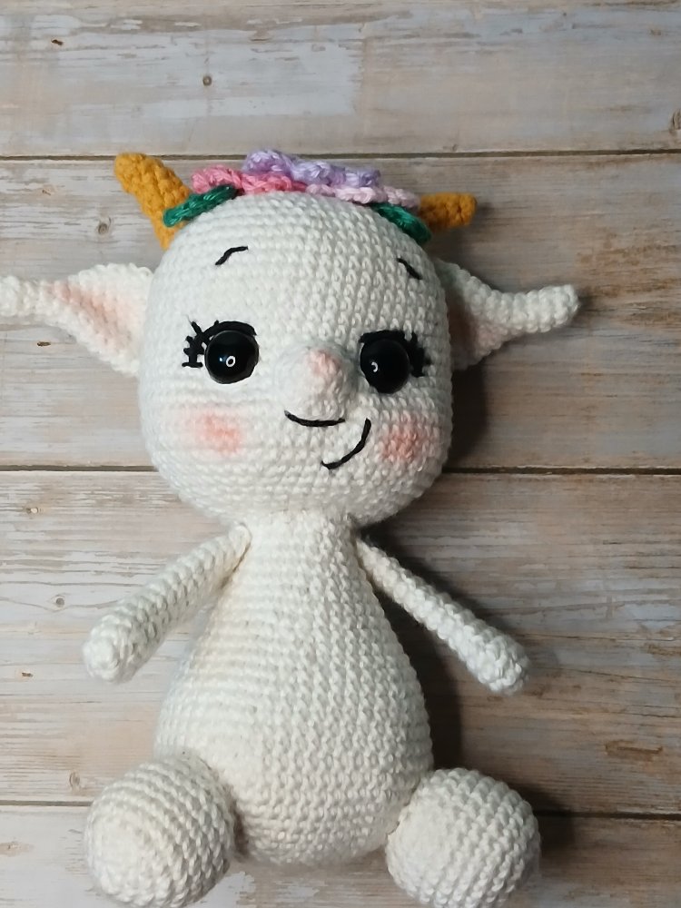 Sevimli Keçi Amigurumi | El Yapımı Oyuncak | Dekoratif Hediye