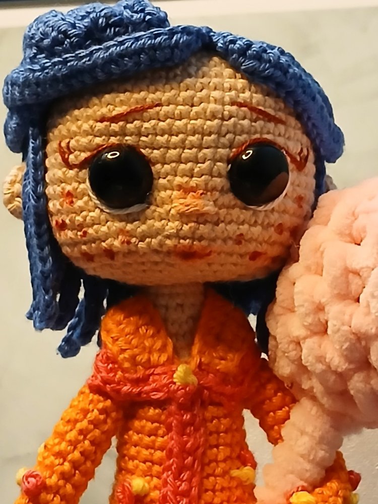 Turuncu pijamali el yapımı amigurumi