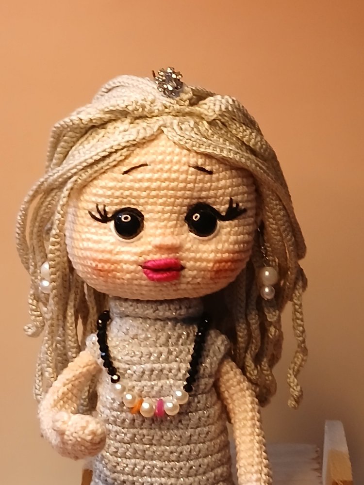 Amelia – Koleksiyonluk El Yapımı Amigurumi Bebek