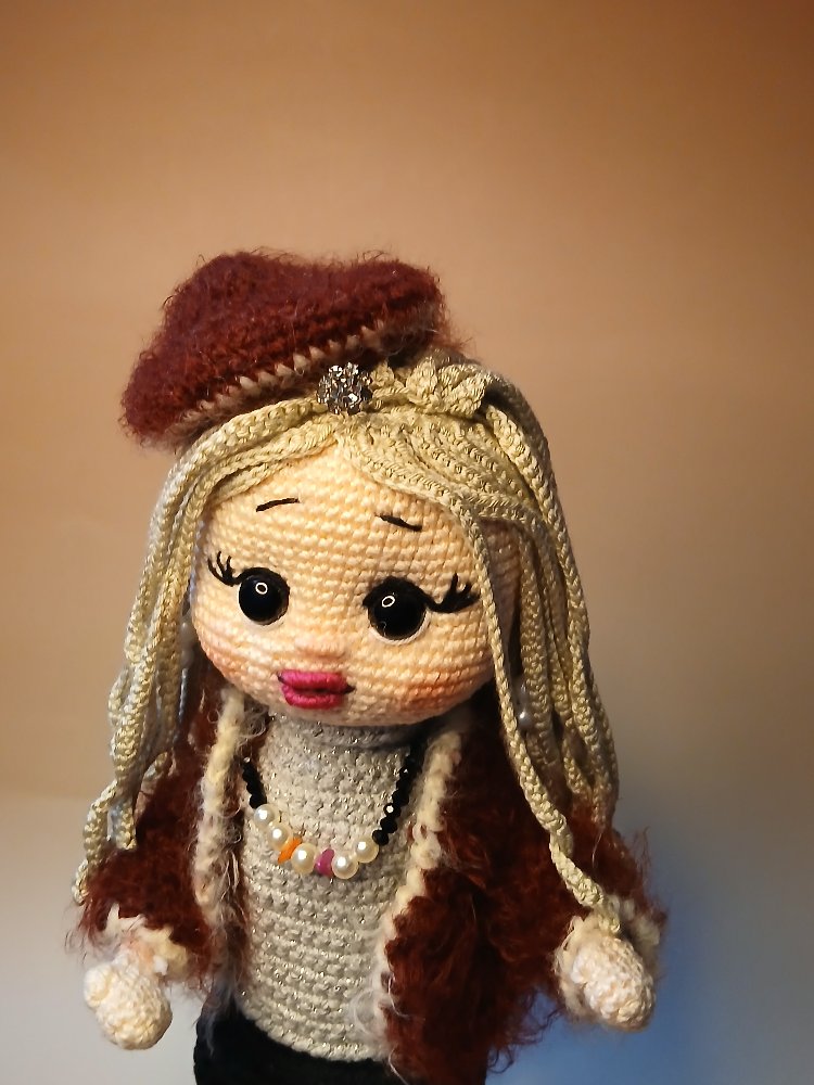 Amelia – Koleksiyonluk El Yapımı Amigurumi Bebek