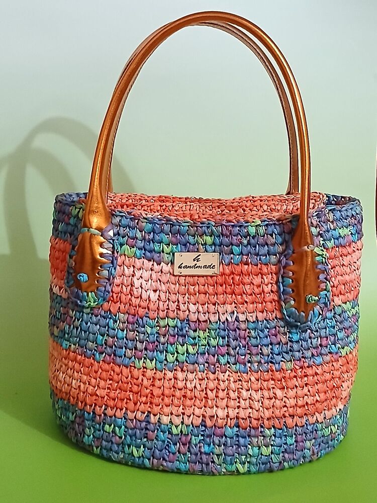 Disco Turuncu Boho Stil( Çanta&Küpe)
