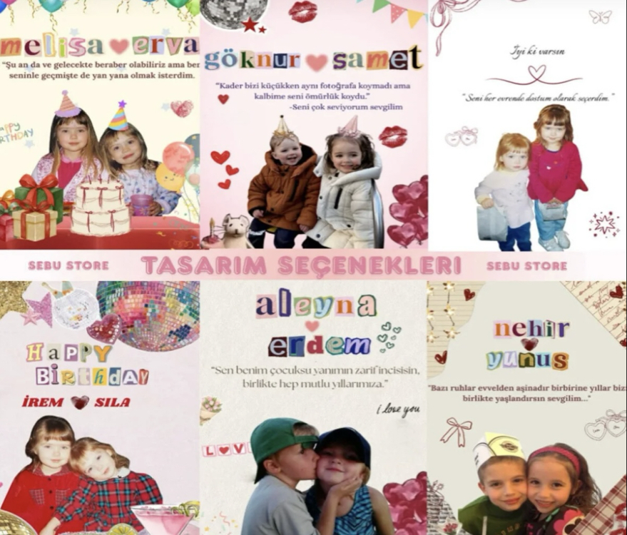 Kişiye Özel Edit + Çerçeve 13x18 CM
