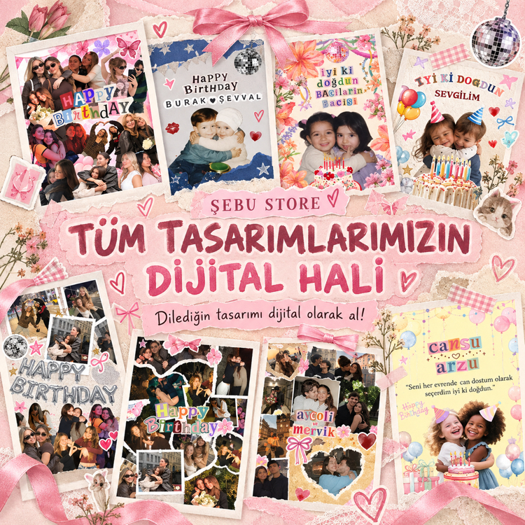 Kişiye Özel Edit Dijital (Çocukluk/Kolaj)