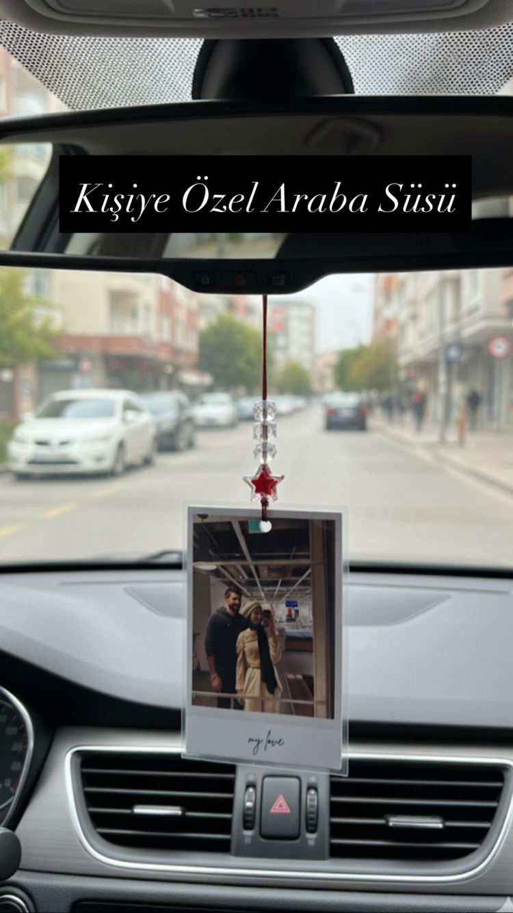 Kişiye Özel Araba Ayna Süsü