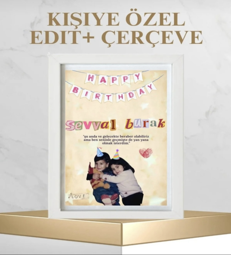 Çocukluk Fotoğrafları Birleştirme Editi+ Çerçeve
