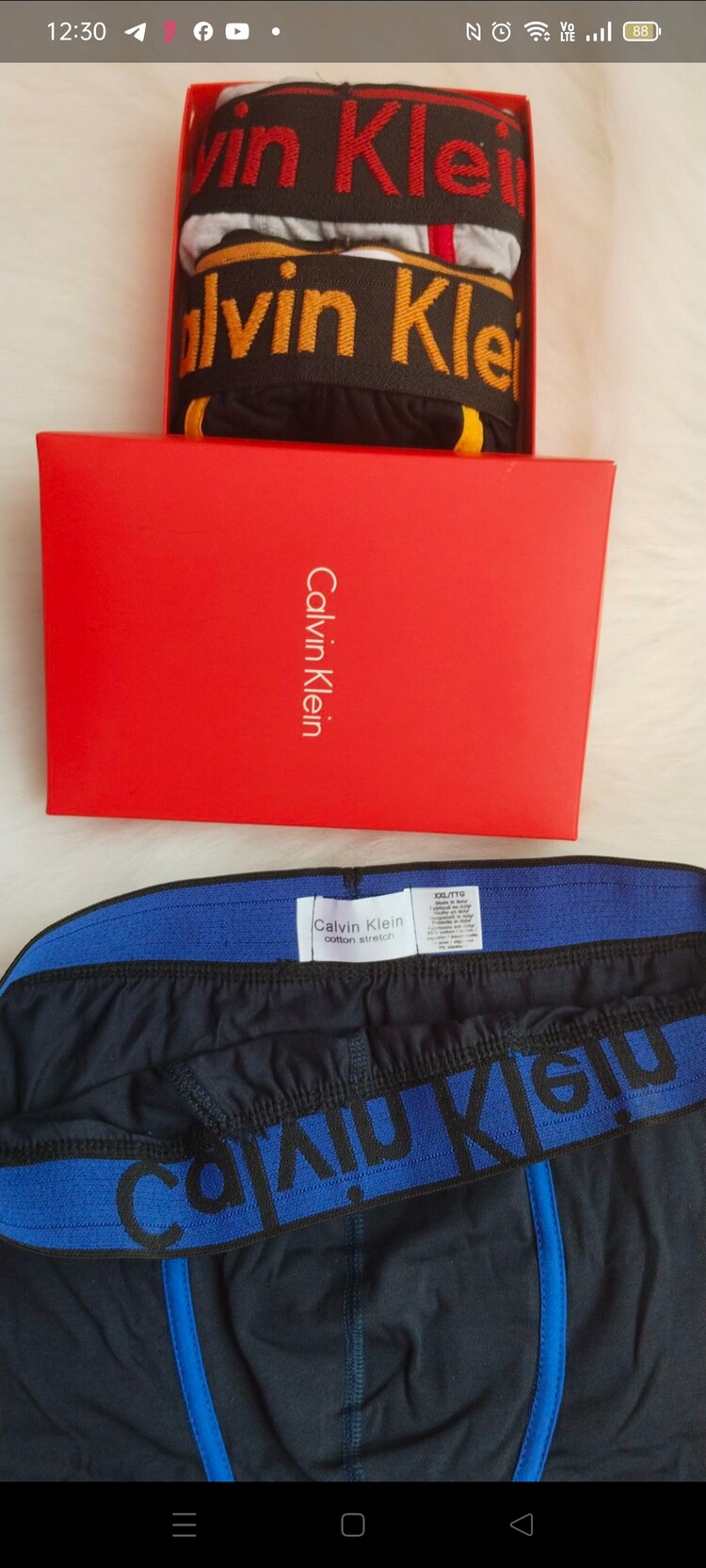 XXL Calvin Klein erkek boxer