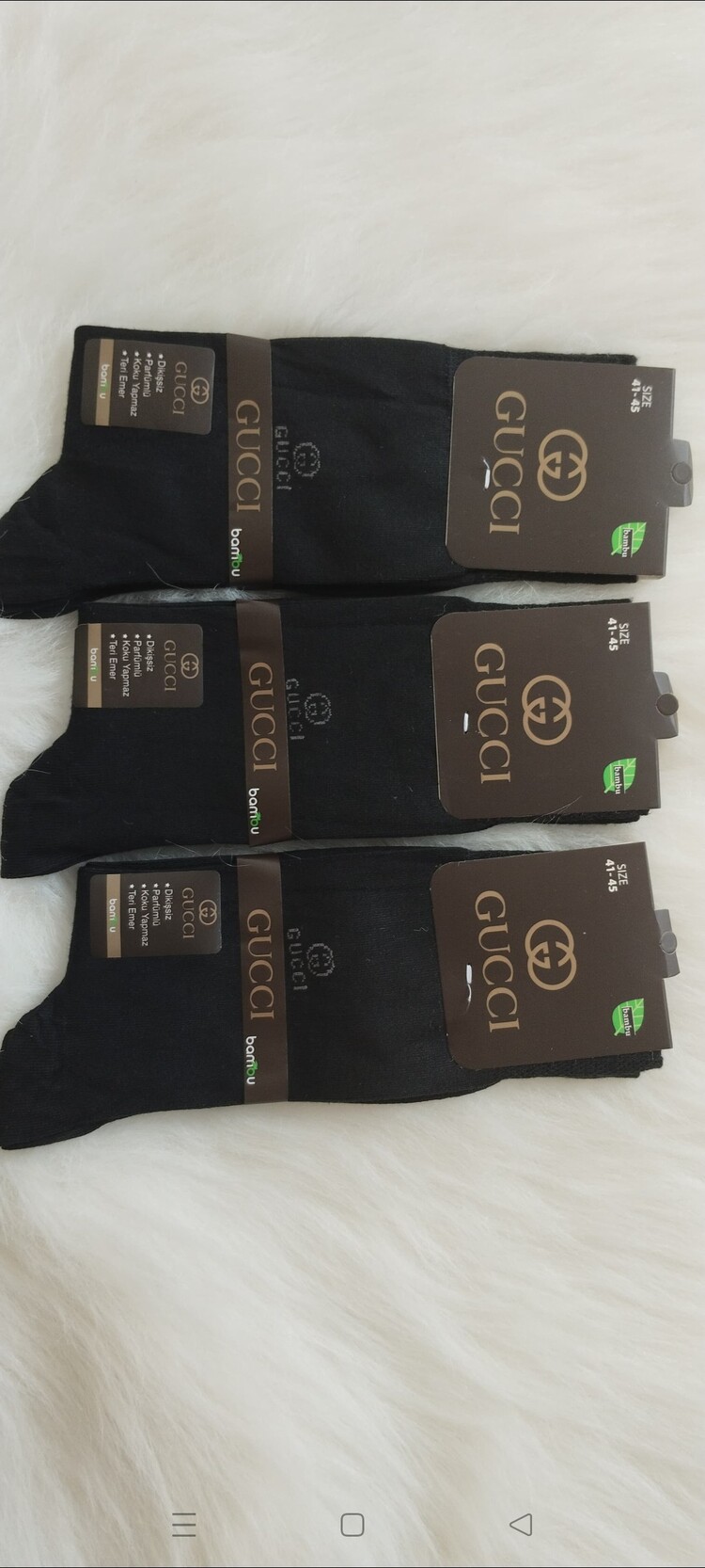kaliteli Gucci erkek çorap 