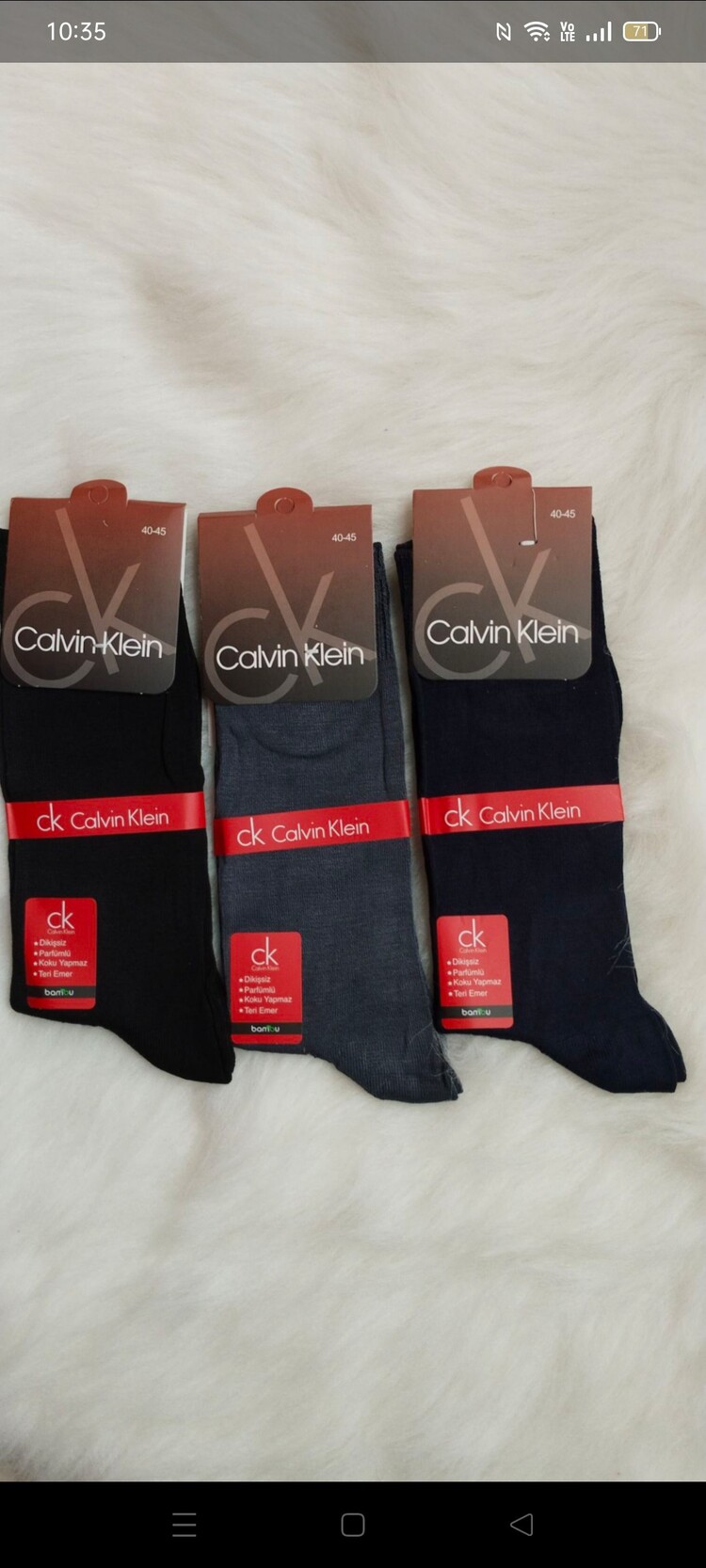 3 lu Pierre Cardin erkek çorap 