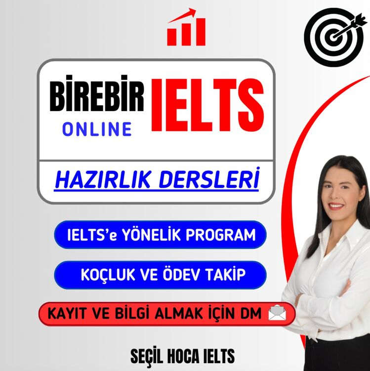 12 Derslik IELTS Bire Bir Eğitim Paketi