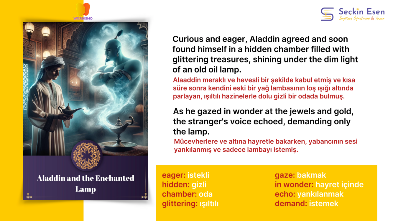 Aladdin and the Enchanted Lamp (İngilizce - Türkçe Hikaye)