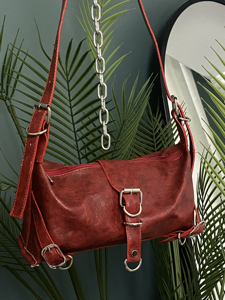 Y2k Moto Buckle Bag