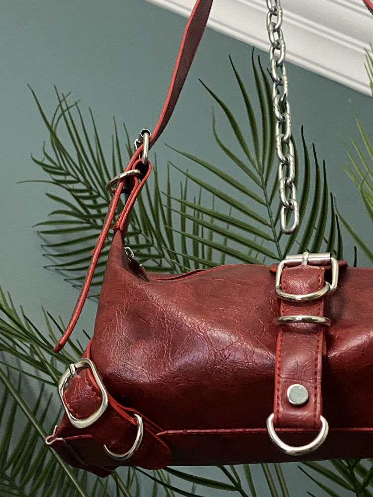 Y2k Moto Buckle Bag