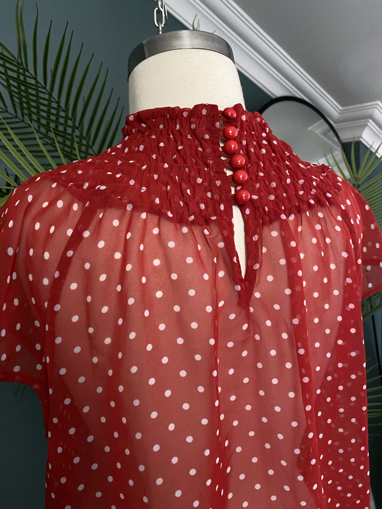 Red Polka Dot Top 