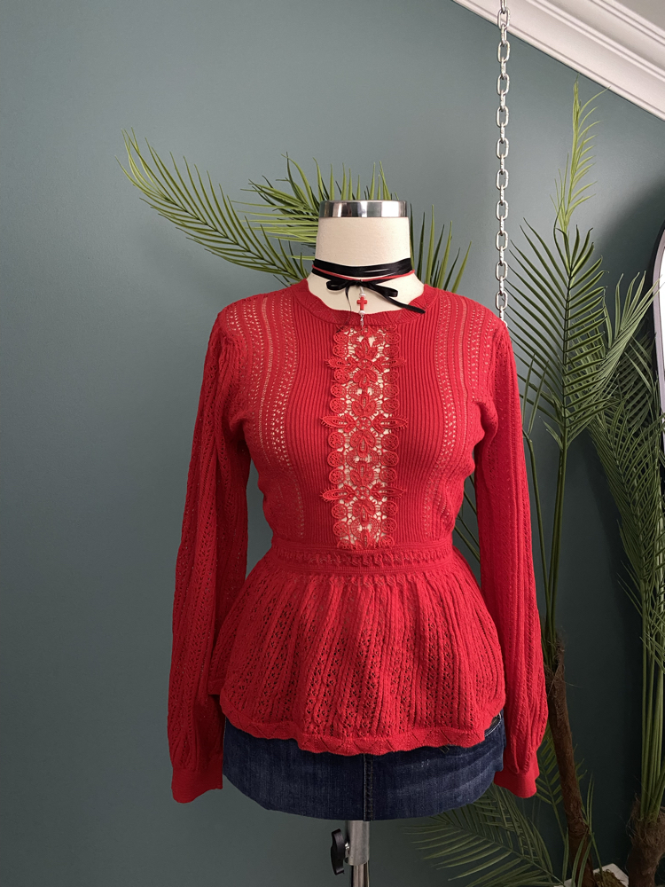 Peplum Knit