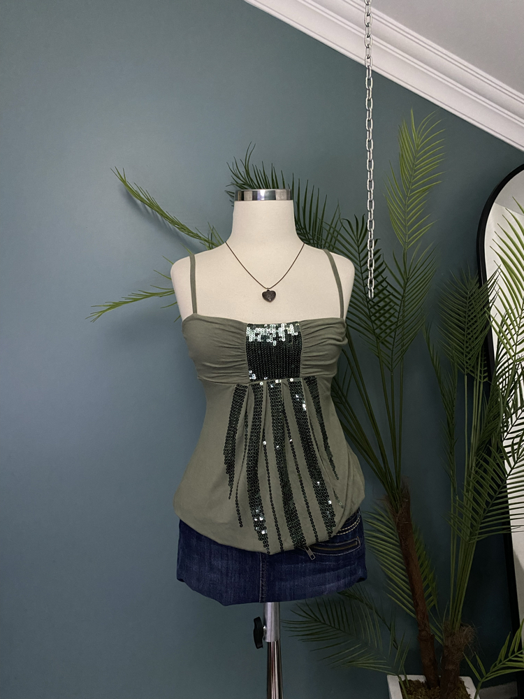 Sequin Bubble Top 