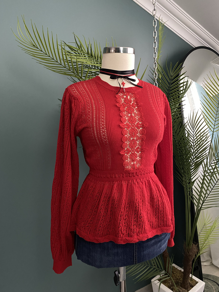 Peplum Knit