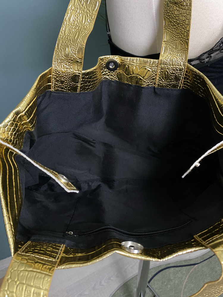 Gold Croc Bag