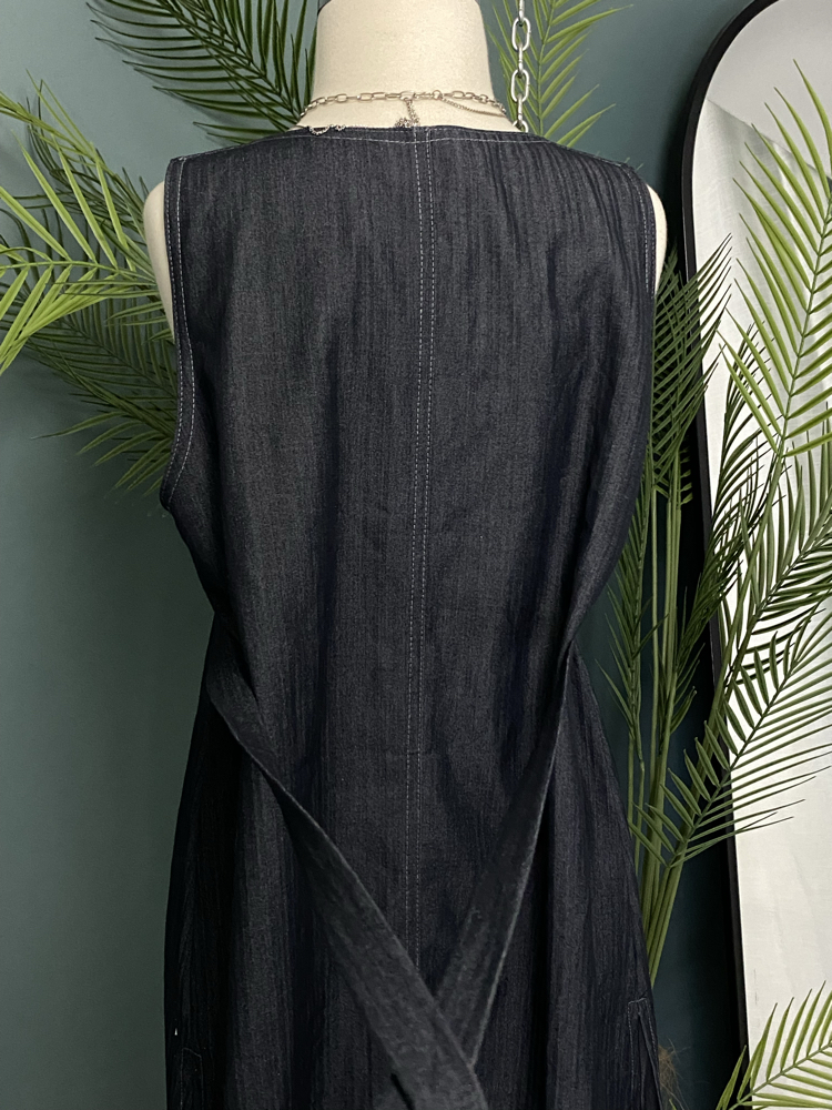 Lace-Up Pinafore