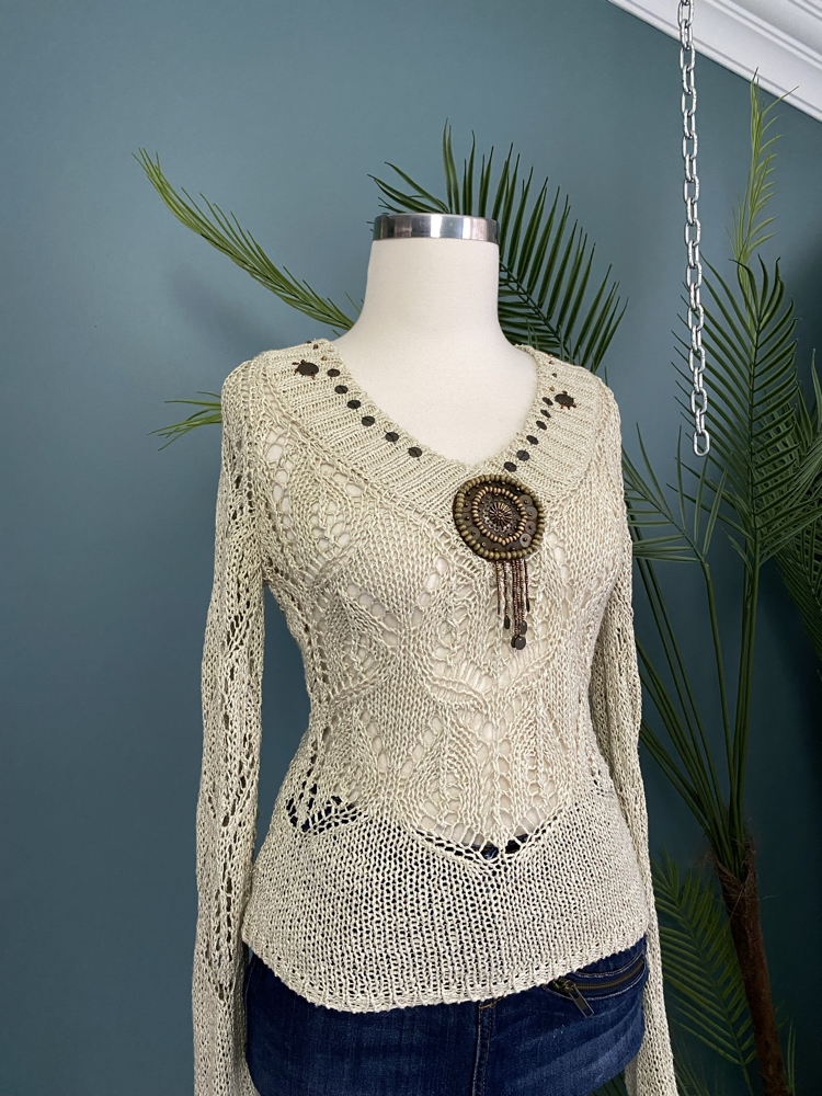 Crochet Knit Top