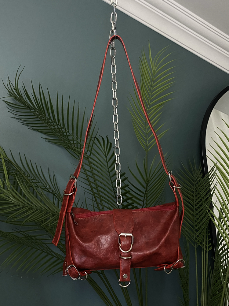 Y2k Moto Buckle Bag