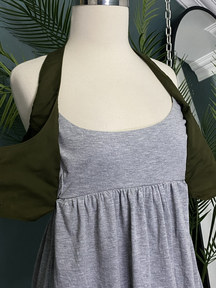 Halter Vest Babydoll Dress /Tunic