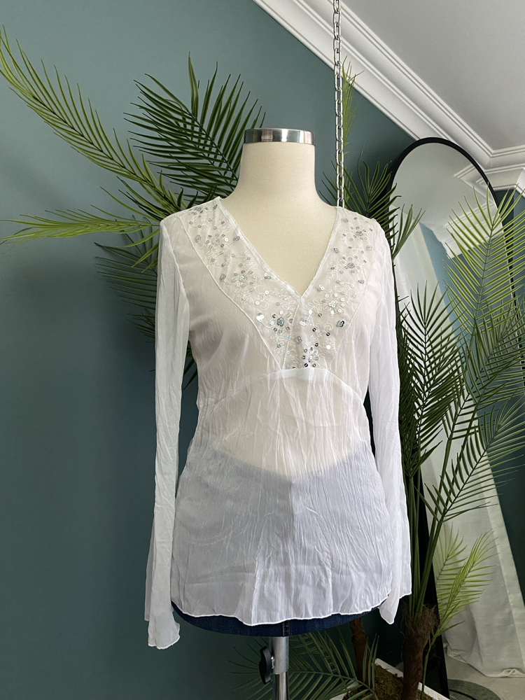 Du Se Sequin Blouse