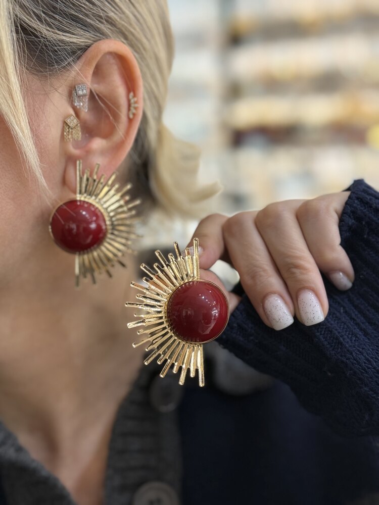 Marka model bordo küpe