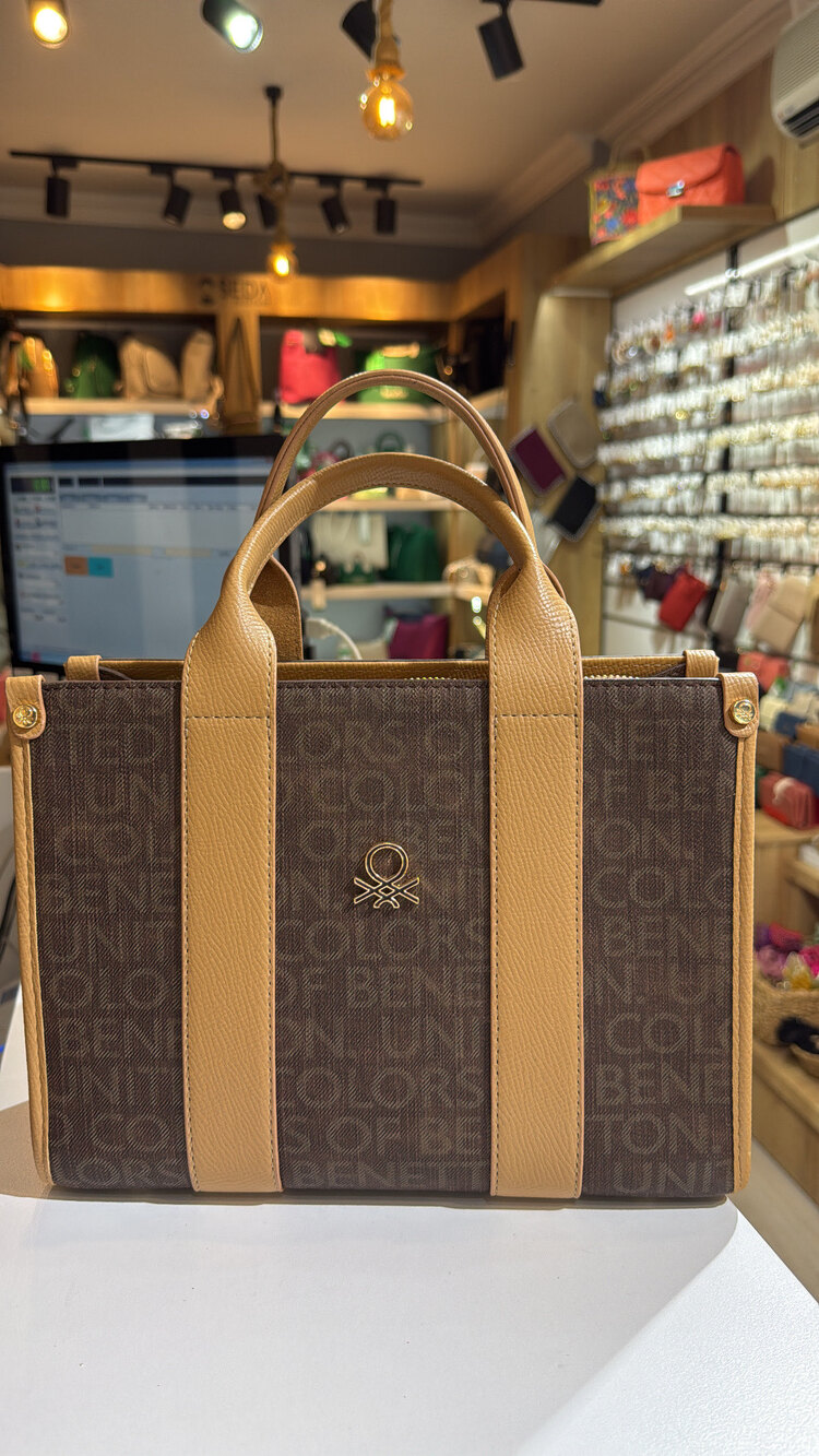 Benetton monogram serisi el çapraz çanta bnt 1596