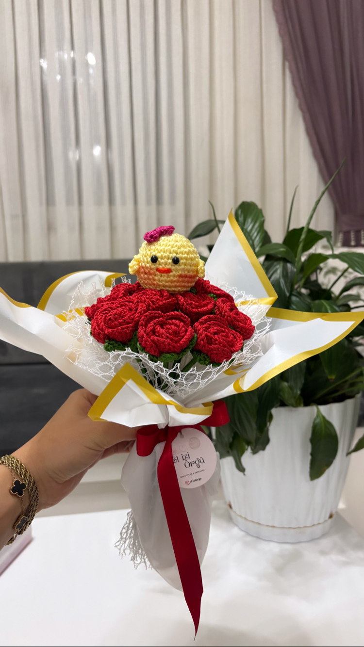 Civcivli Gül Buketi