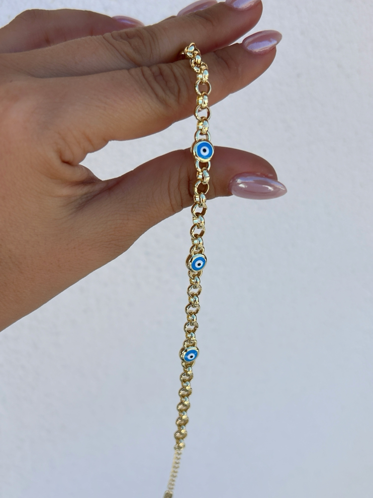 Premium seri tasarım nazar boncuk bileklik