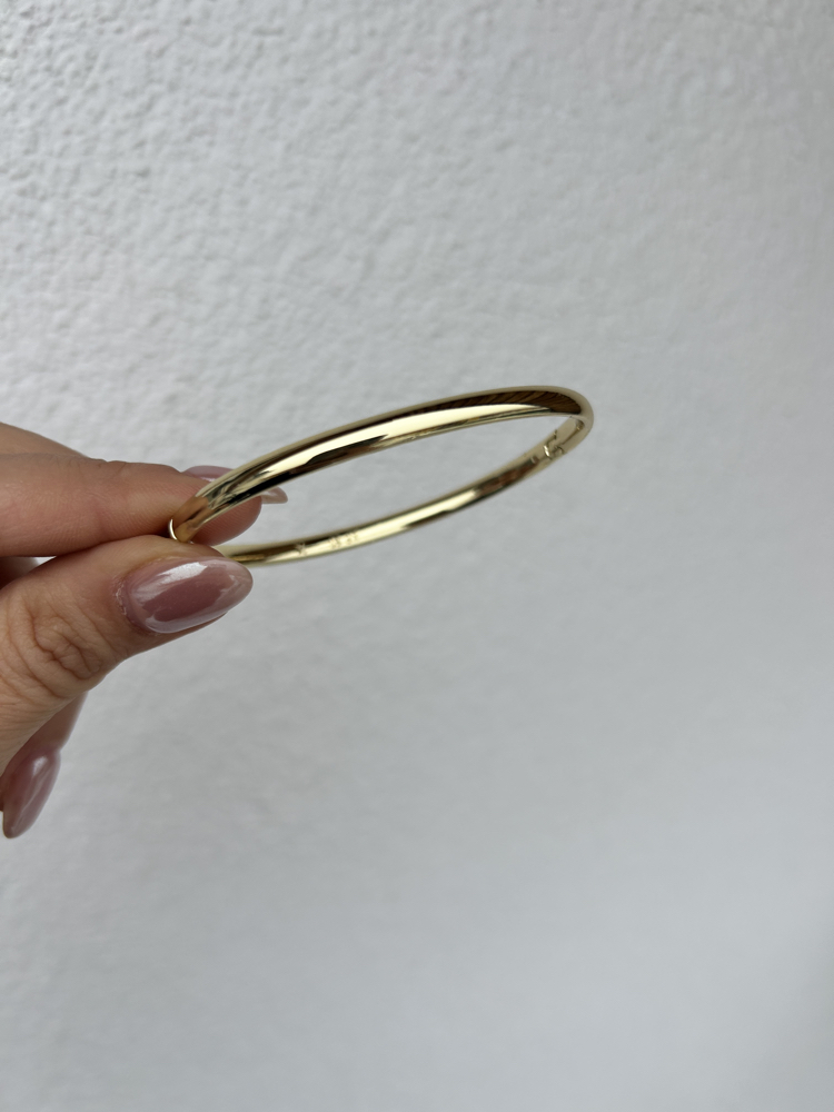 Özel seri 14k ince kelepçe 