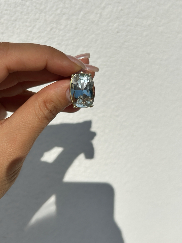 Premium seri tasarım dikdörtgen kesim Markiz küpe